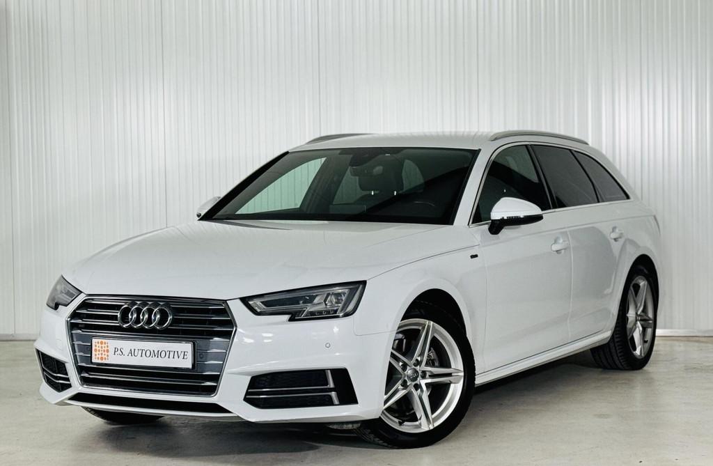 Audi A4 1.4 TFSI S LINE|CAMERA|CARPLAY|SFEERVERLICHTING, Automaat, Gebruikt, Zwart, 4 cilinders