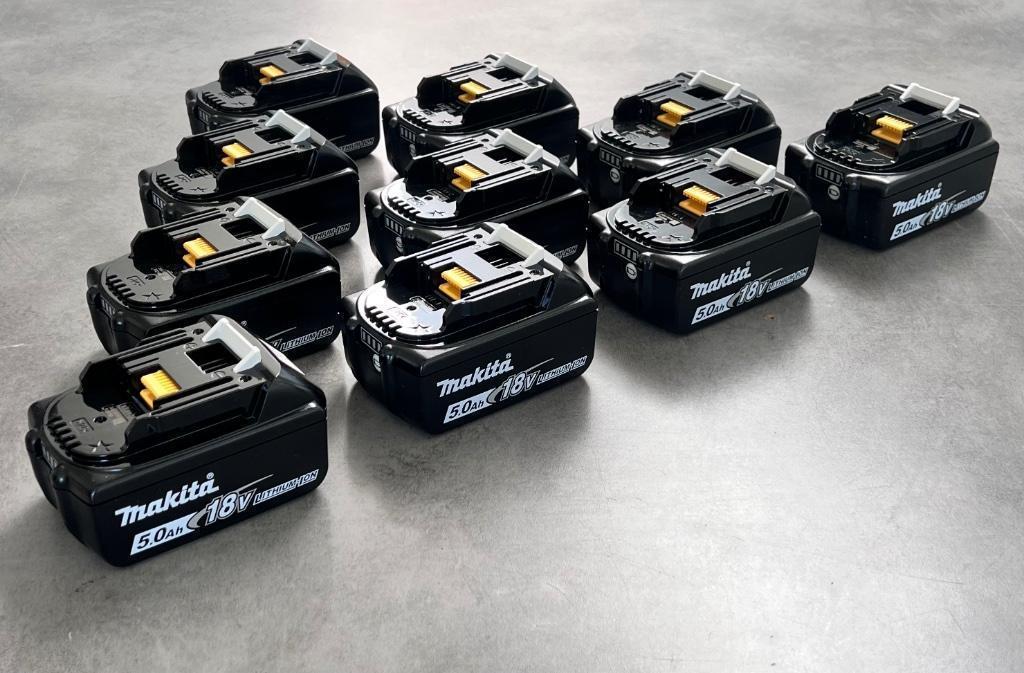 Makita BL1850B 18V 5.0Ah LXT Accu Li-ion LED Indicator 10x, Ophalen of Verzenden, Nieuw