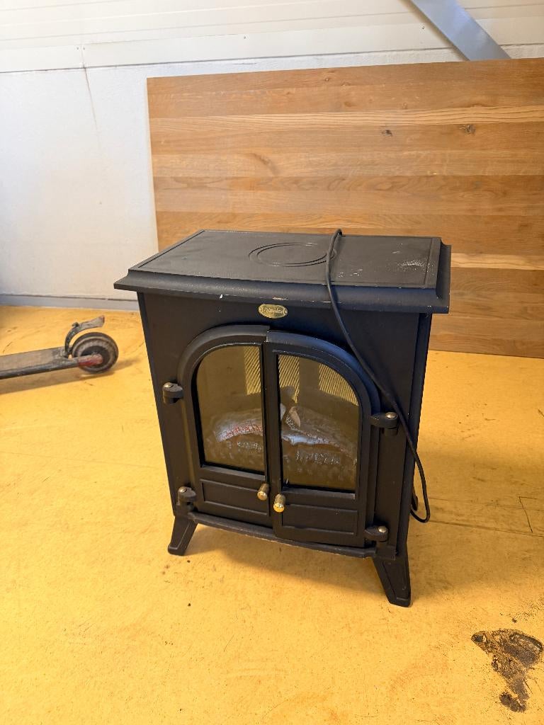 Elektrische sfeerhaard / kachel – realistisch vlameffect, Ophalen, Gebruikt, Vrijstaande haard, Elektrische haard