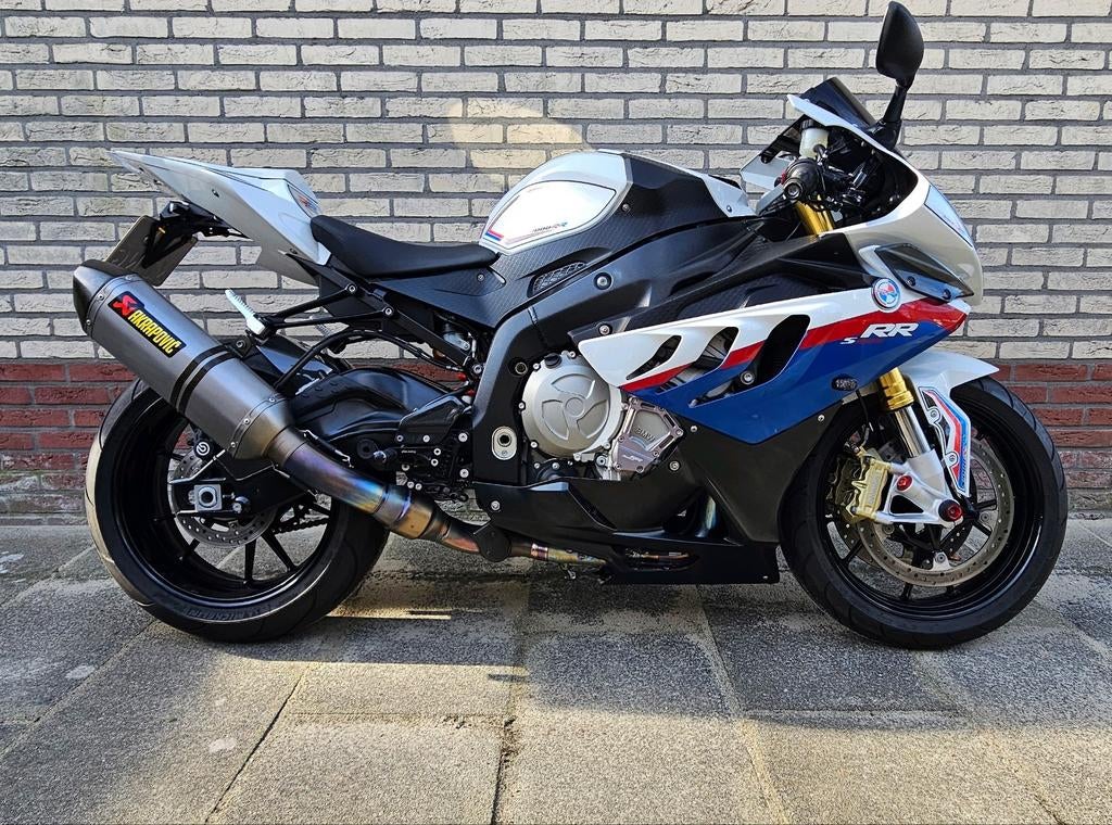 BMW S1000RR/HP4 Akrapovic Full Titanium/HP4RaceEcu K&Nfilter, 4 cilinders, Super Sport, Particulier, LED Verlichting