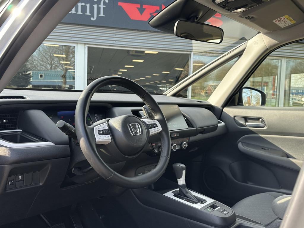 Honda Jazz 1.5 e:HEV Elegance | ACC | Camera | Stoelverwarmi, Stof, 4 cilinders, Wit, Bedrijf