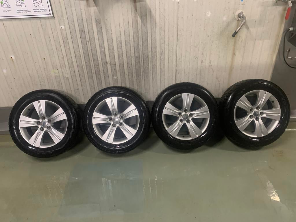 17inch velgen met winterbanden 225/60/17 5x114,3, Gebruikt, Banden en Velgen, 17 inch, Personenwagen