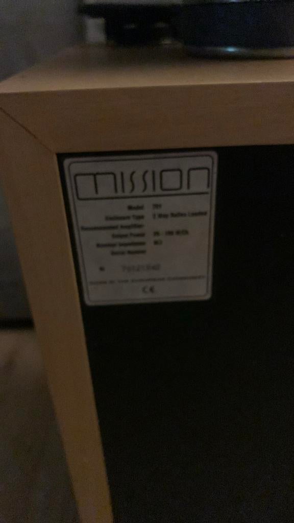 Mission 701 luidsprekers, Overige merken, Gebruikt, Ophalen of Verzenden, 60 tot 120 watt