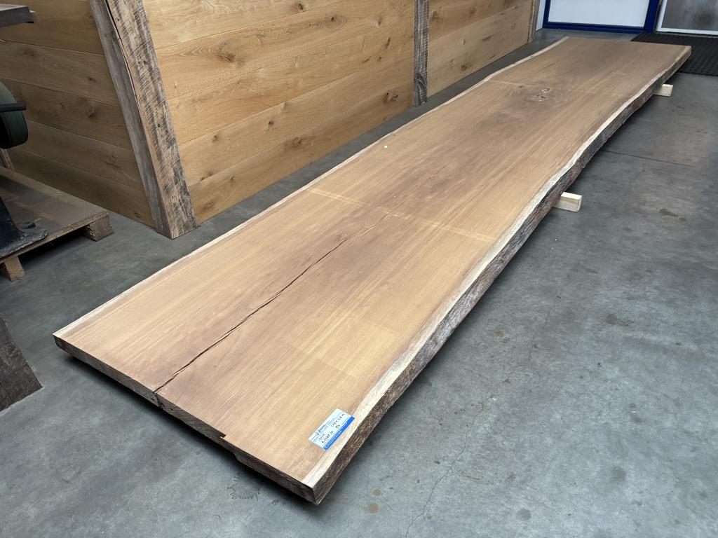 Iroko Boomstamplank 63 MM dik diverse afmetingen., Doe-het-zelf en Verbouw, Hout en Planken, Ophalen of Verzenden, Nieuw, Plank