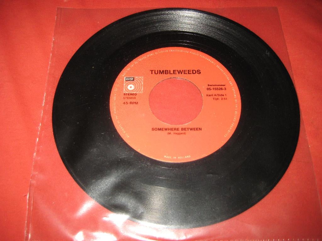 Tumbleweeds: Somewhere between, Ophalen of Verzenden, Zo goed als nieuw, Pop, Single