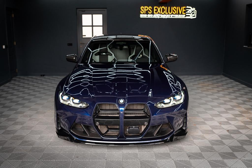 BMW 3 Serie M3 xDrive Competition Keramisch / Buckets / Tans, Auto's, Automaat, Blauw, Bedrijf, Vierwielaandrijving