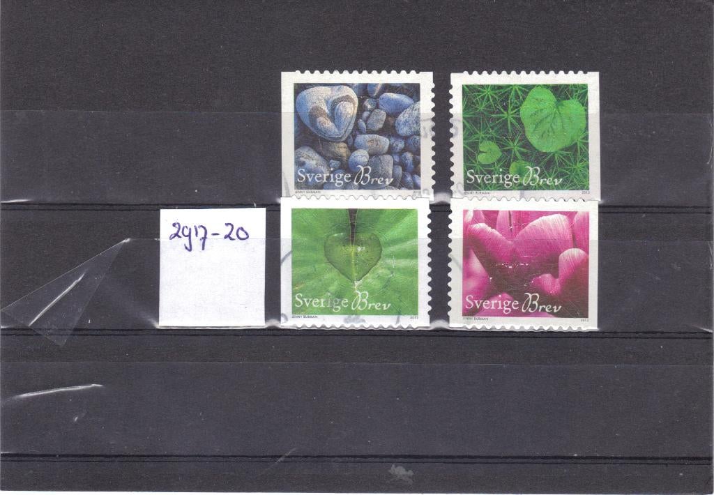 Zweden Mi 2917-2920 gest, Ophalen of Verzenden, Zweden, Gestempeld