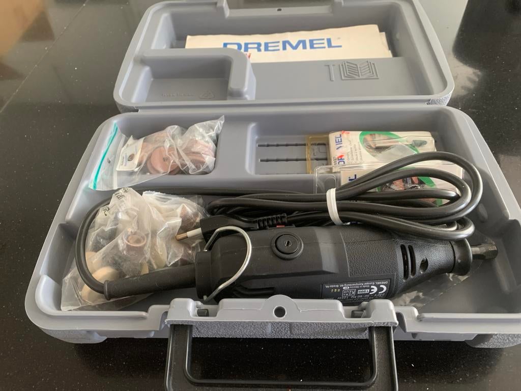 Dremel multitool in koffer met accessoires, Ophalen of Verzenden, Gebruikt