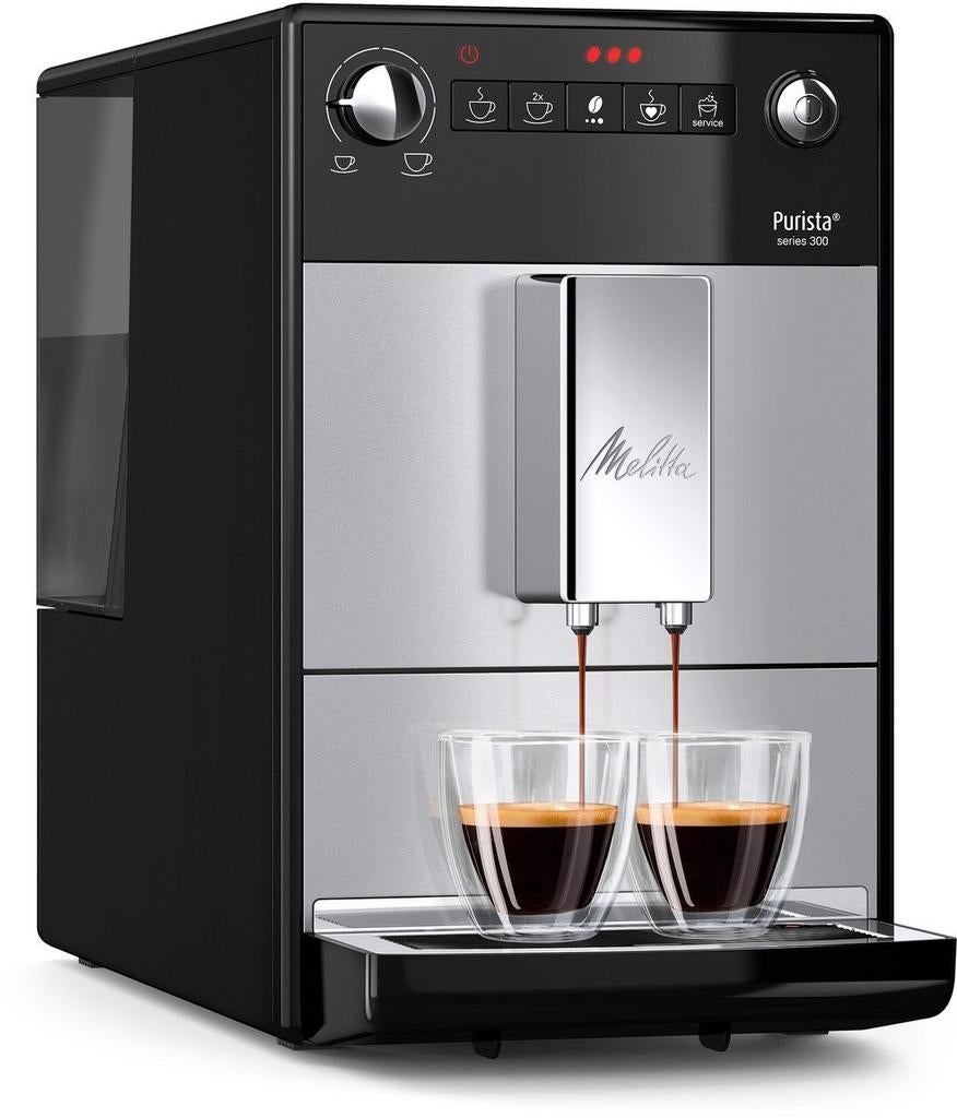 Melitta volautomatische espressomachine, Witgoed en Apparatuur, Koffiezetapparaten, Gebruikt, Koffiebonen, Espresso apparaat, 2 tot 4 kopjes