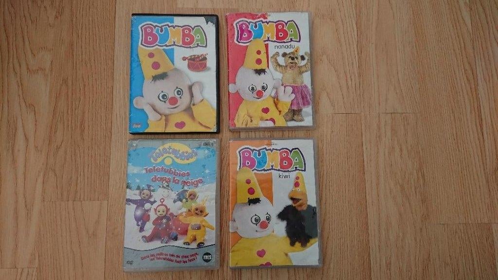 4 Bumba DVD's, Gebruikt, Alle leeftijden, Poppen, Ophalen of Verzenden