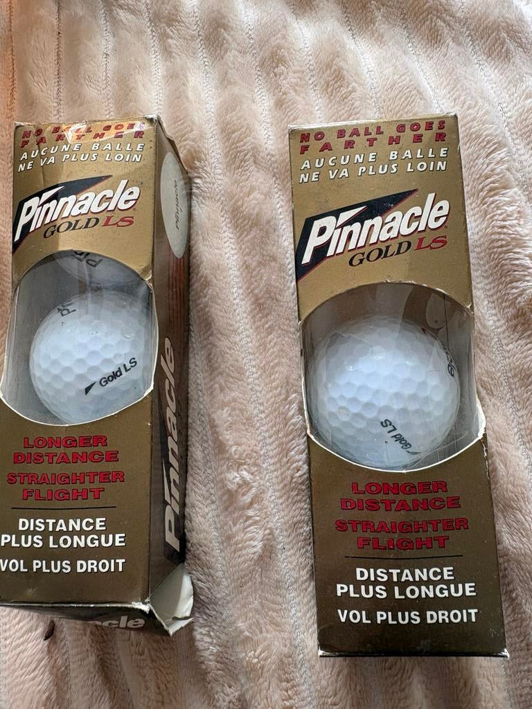 Golf ballen merk pinnacle 5 stuks, Ophalen of Verzenden, Zo goed als nieuw, Bal(len)