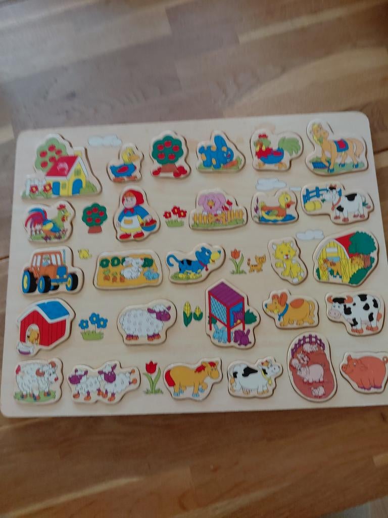 Mega houten puzzel 35 bij 45 cm, Ophalen, 10 tot 50 stukjes