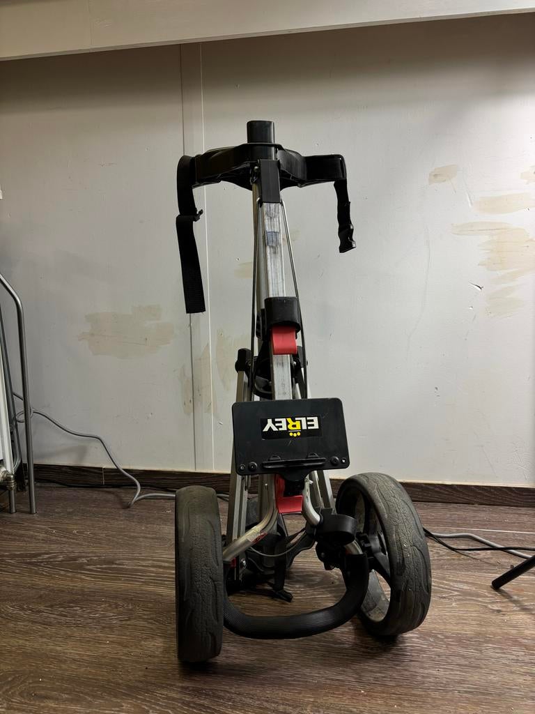 Elrey golftrolley met twee wielen, Ophalen of Verzenden, Gebruikt, Golfkar, Overige merken