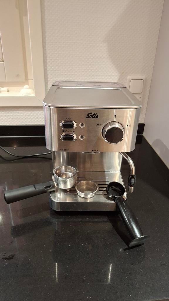Solis Typ 1010 espressoapparaat, Witgoed en Apparatuur, Koffiezetapparaten, Ophalen, Gebruikt, Espresso apparaat, Gemalen koffie