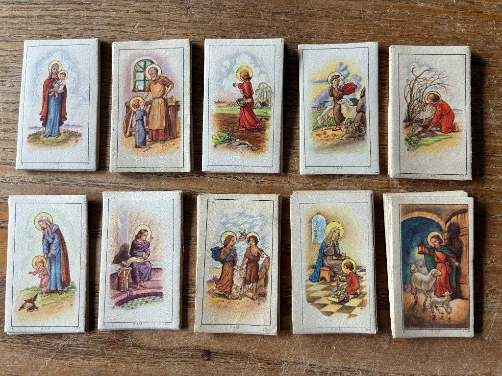 Vintage devotieprentjes santjes, Ophalen of Verzenden, Zo goed als nieuw, Kaart of Prent, Christendom | Katholiek