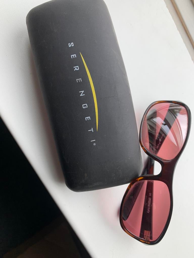 Serengetti zonnebril, Ophalen of Verzenden, Zo goed als nieuw, Bruin, Overige merken