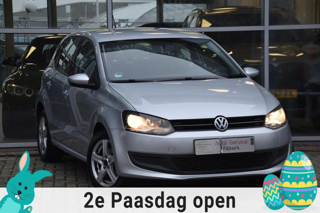 Volkswagen Polo 1.2 TSI BlueMotion Edition Airco Nav. 5DRS N, Voorwielaandrijving, Euro 5, Stof, Zwart