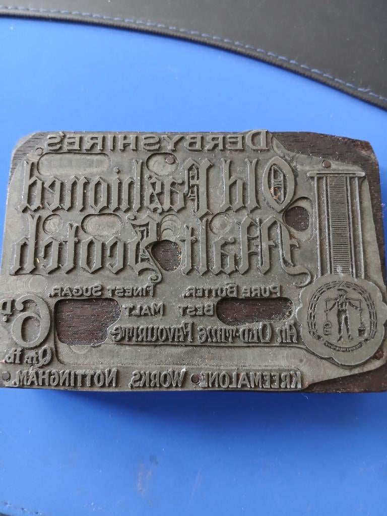 Vintage Houten Stempel 'Old Master's Favourite', Ophalen of Verzenden, Gebruikt, Houten stempel