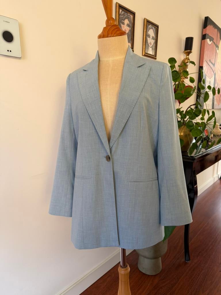 MOS MOSH Colbert Lichtblauw - Nieuwstaat mt 38, Kleding | Dames, Maat 38/40 (M), Blauw, Ophalen of Verzenden, Zo goed als nieuw