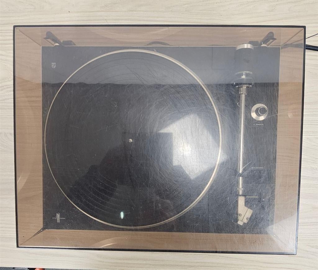 Philips 677 platenspele met Direct Control, Ophalen of Verzenden, Gebruikt, Thorens