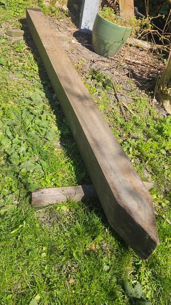 Hardhouten paal 12x12x200 cm, Ophalen