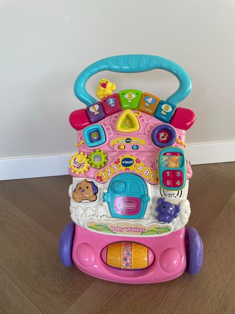 VTech Baby Walker Roze - Interactieve Loopwagen, Ophalen, Gebruikt, 6 maanden tot 2 jaar