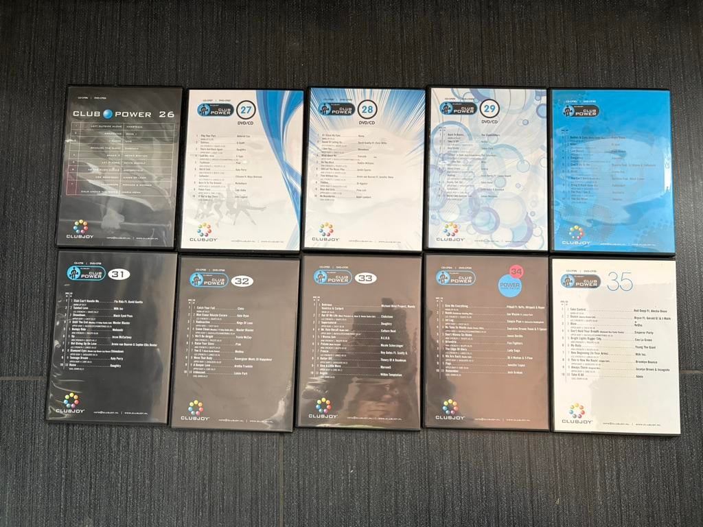 10 x Club joy power instructie dvd / cd 26-35, Cursus of Instructie, Alle leeftijden, Ophalen of Verzenden, Gebruikt