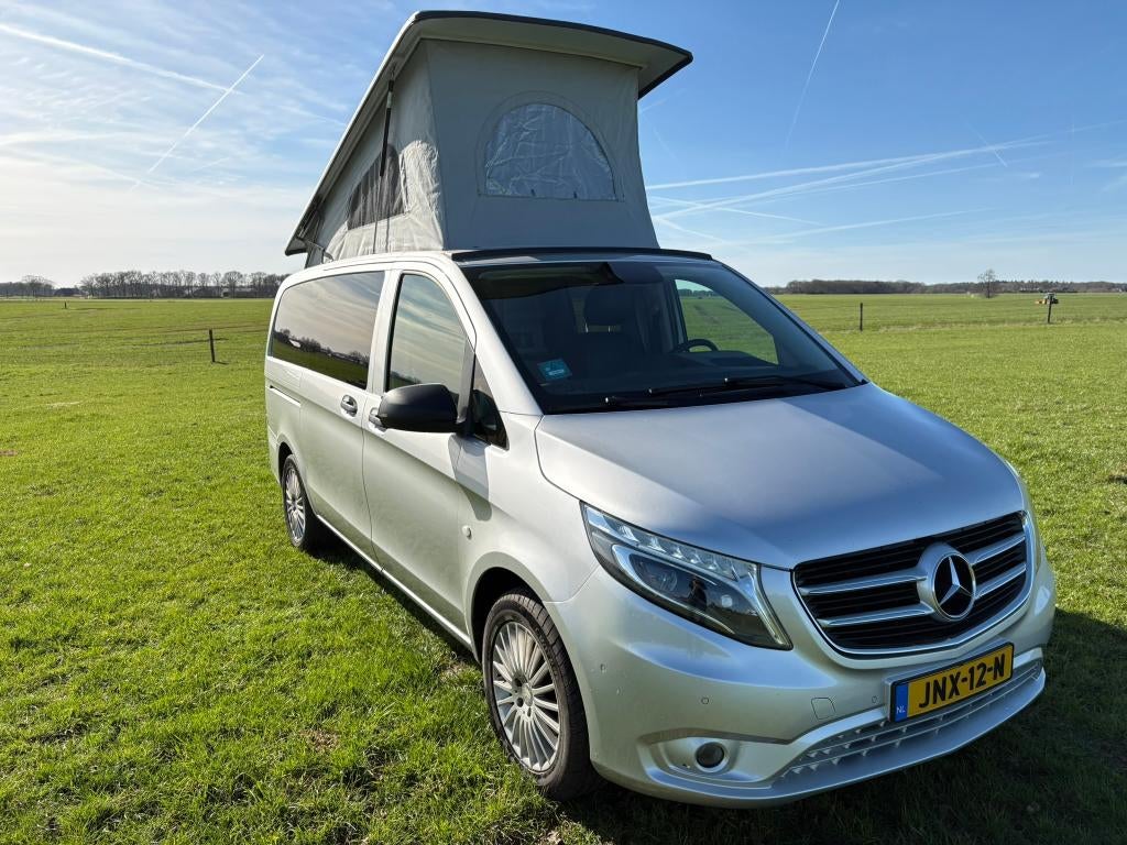 Mercedes Vito Camper 116 - AUTOMAAT, SLAAPDAK, Automaat, Buscamper of Camperbus, Achteruitrijcamera, Tot en met 2
