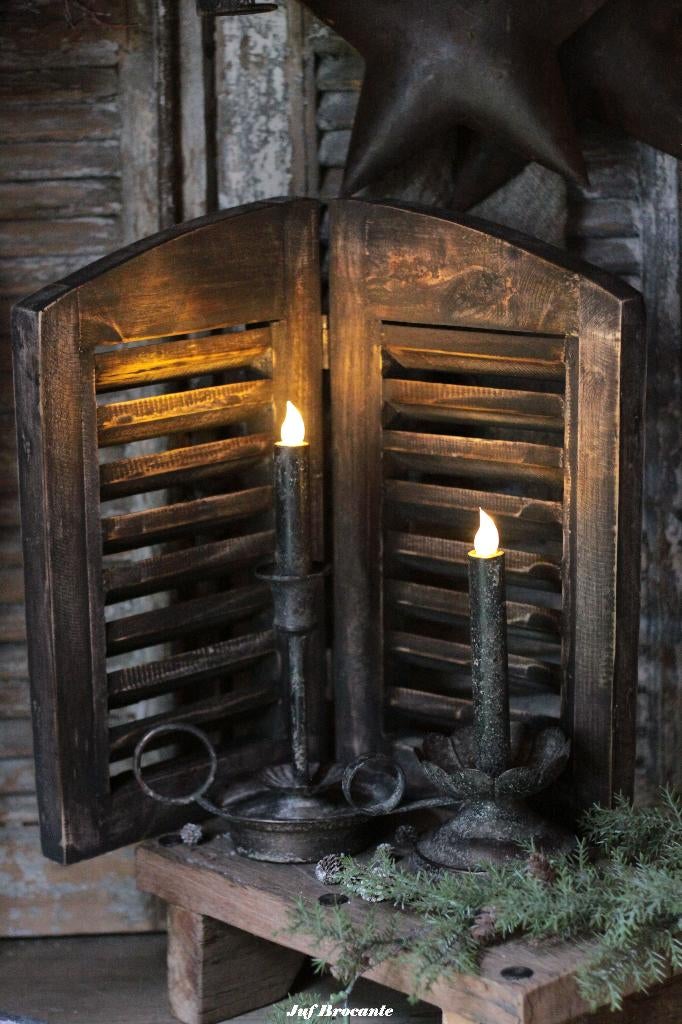 Dubbel luik antique black, Www.jufbrocante.nl, Www.jufbrocante.nl, Nieuw, Ophalen of Verzenden