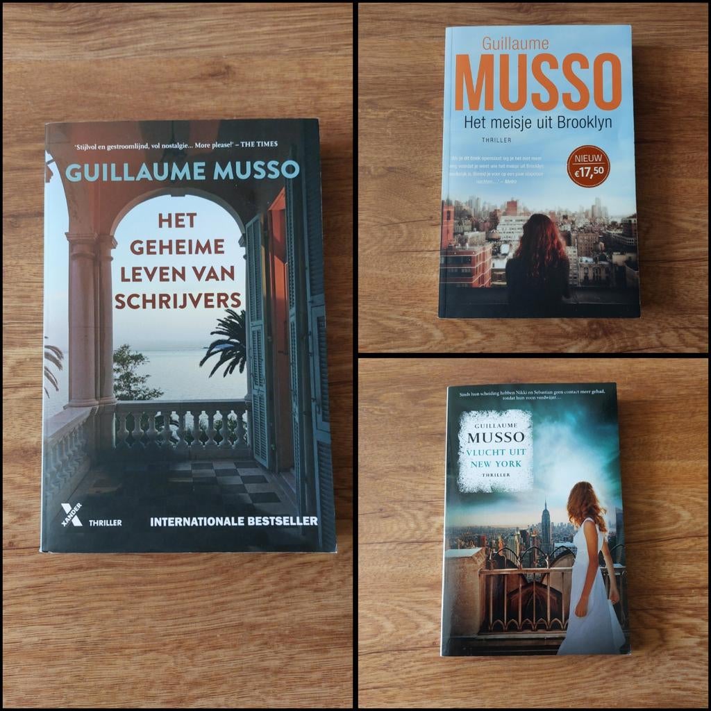 Thrillers van Guillaume Musso • o.a. Het meisje uit Brooklyn, Ophalen of Verzenden, Zo goed als nieuw, Guillaume Musso