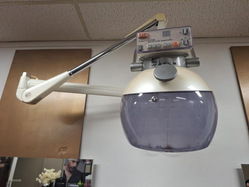 Wella Droogkap - Professionele Wandmontage Haardroger, Ophalen of Verzenden, Gebruikt, Föhn of Haardroger