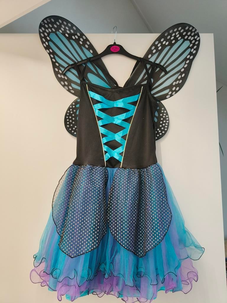 Carnavalskleding Vlinder Maat 176/S, Ophalen, Gedragen, Maat 36 (S), Carnaval