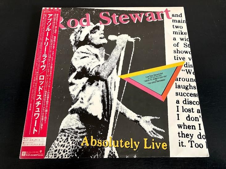 Rod Stewart “Absolutely Live” 2LP uit Japan, Verzenden, Gebruikt, 12 inch, Poprock