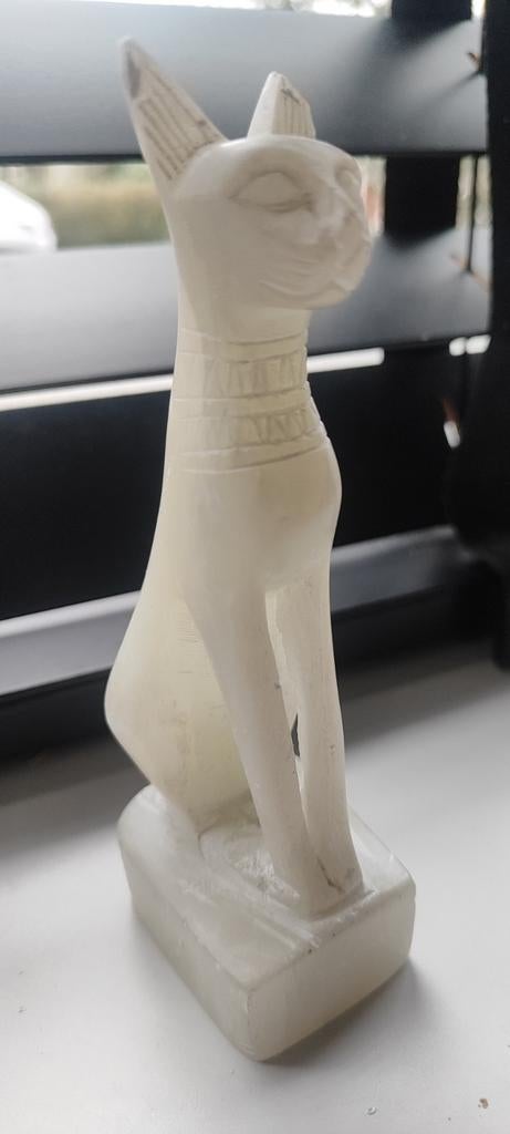 Egyptisch beeldje kat oud Bastet, Antiek en Kunst, Ophalen of Verzenden