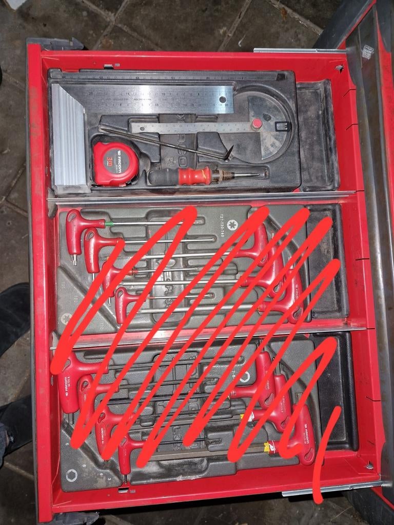 Facom mod.234 module meten aftekenen, Ophalen of Verzenden, Zo goed als nieuw