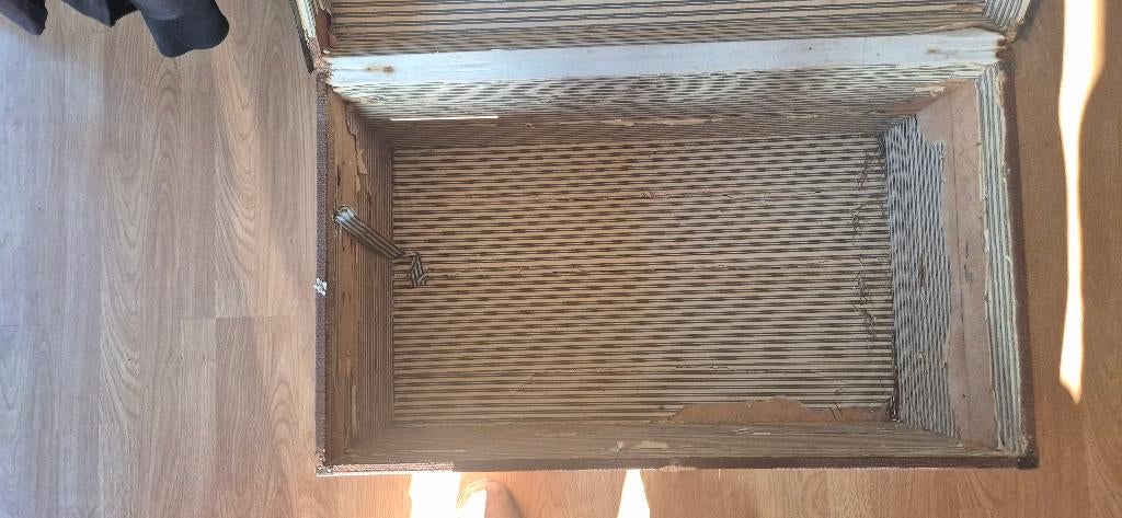 Antiek hut koffer, Ophalen, Gebruikt, 45 tot 55 cm, 70 cm of meer