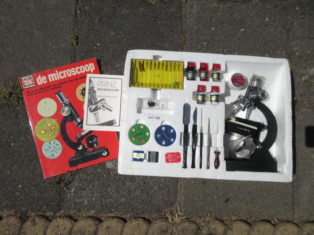 Vintage prinz microscoop, Ophalen of Verzenden, Gebruikt, Minder dan 400x