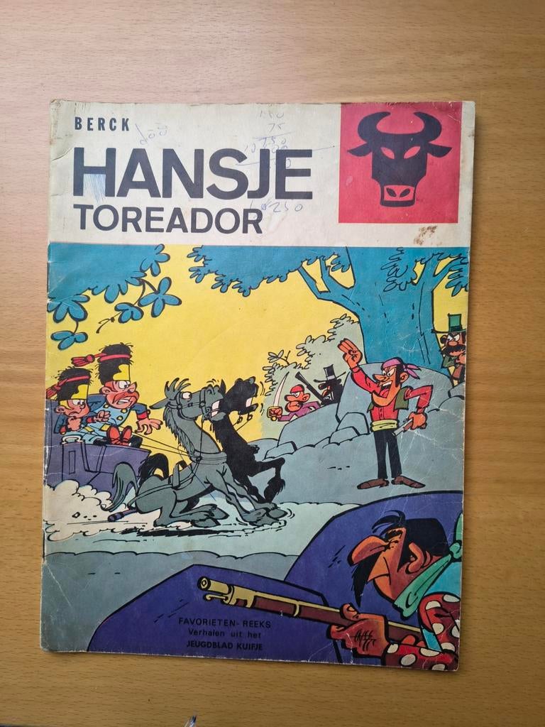 Hansje Toreador - Berck - 1967, Boeken, Eén stripboek, Ophalen of Verzenden, Gelezen, Berck