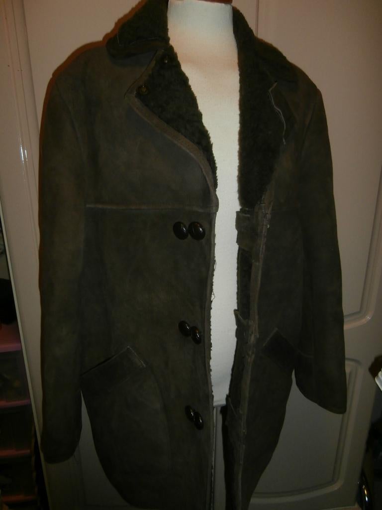 Lammy coat mt. L, Ophalen, Gedragen, Maat 52/54 (L), Bruin
