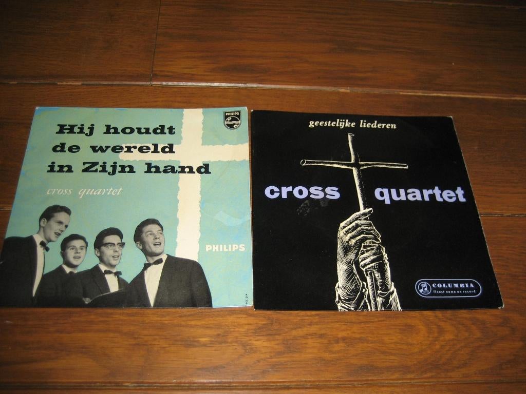 60s cross quartet eps, Cd's en Dvd's, Vinyl Singles, 7 inch, Ophalen of Verzenden, Zo goed als nieuw, Religie en Gospel