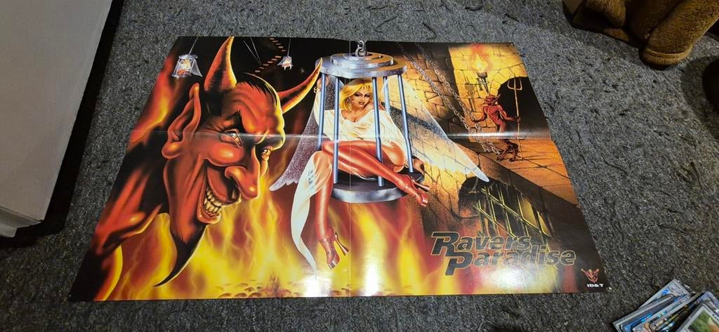 Ravers paradise poster thunderdome, Ophalen of Verzenden