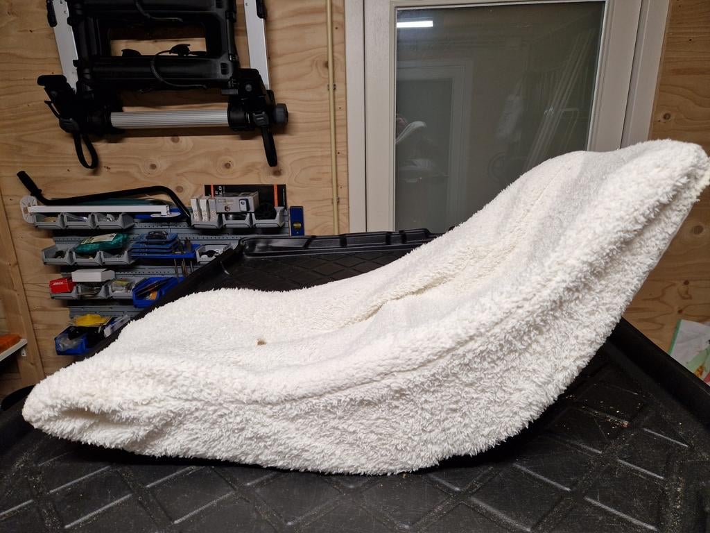 Babyschaal bakfiets Babou, Vogue, Kinderen en Baby's, Ophalen, Gebruikt, Overige typen, Gordel(s)