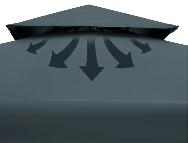 Paviljoen 3x3, partytent prieel taupe GRATIS BEZORGD!, Verzenden, Minder dan 4 meter, Nieuw, Nvt