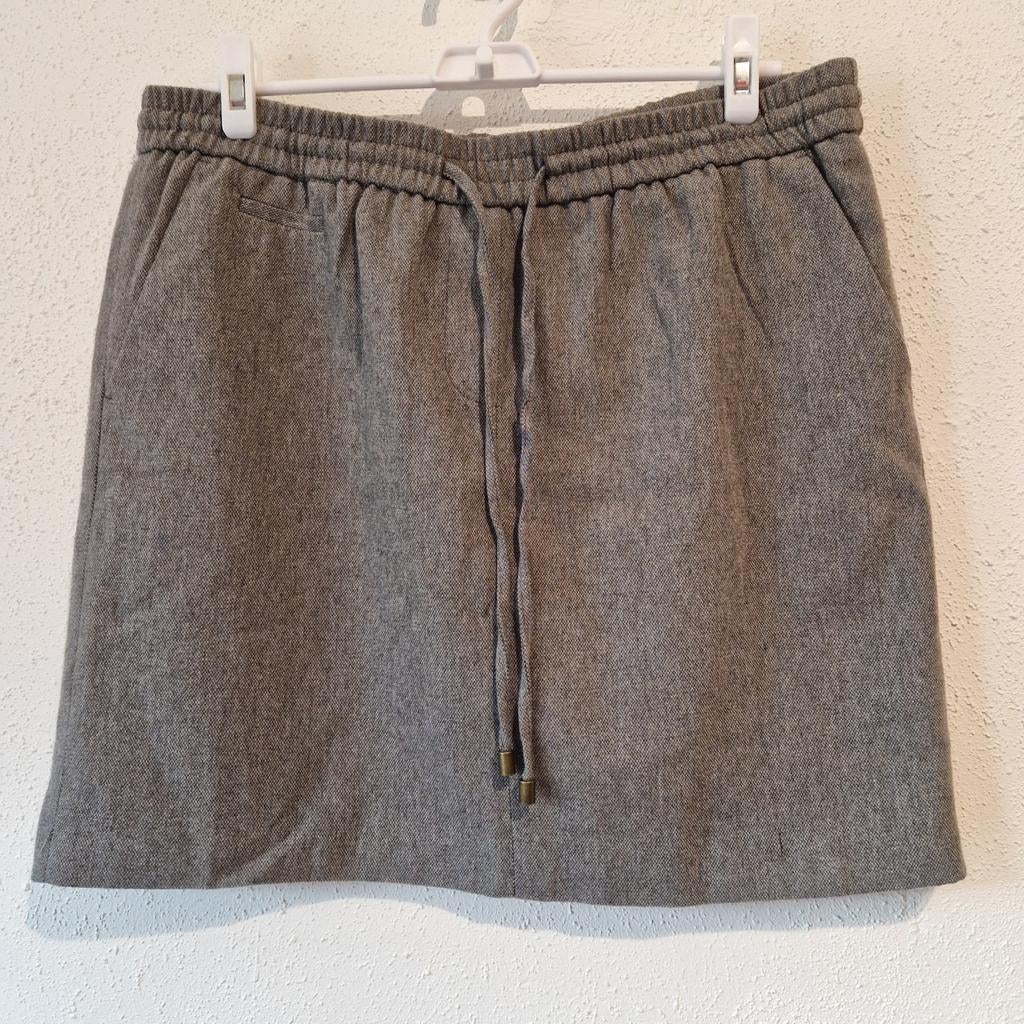 Esprit grijze rok, Maat 38/40 (M), Verzenden, Zo goed als nieuw, Grijs