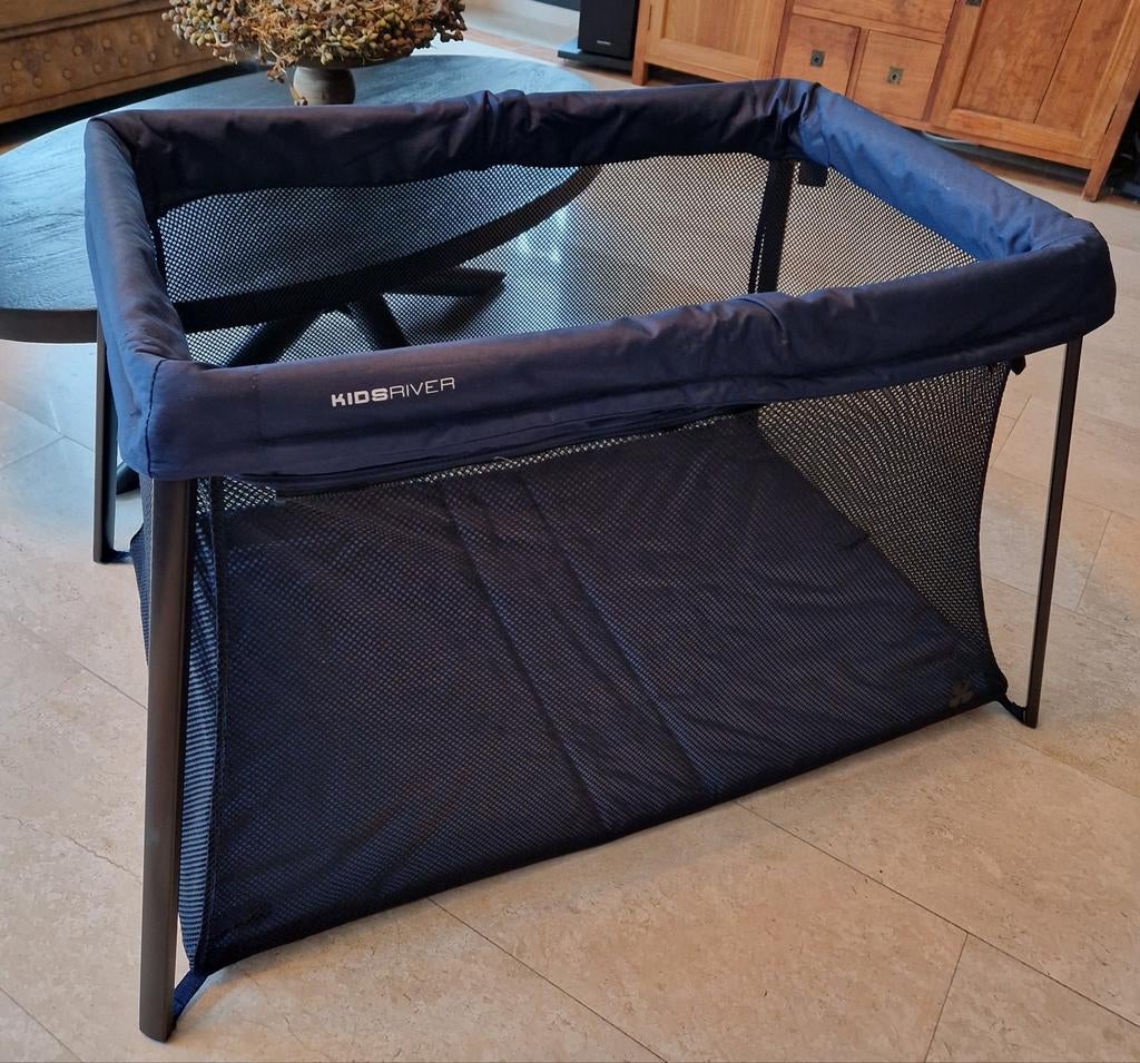 Campingbed box kidsriver vicky incl matras 2x, Kinderen en Baby's, Boxen, Ophalen, Zo goed als nieuw