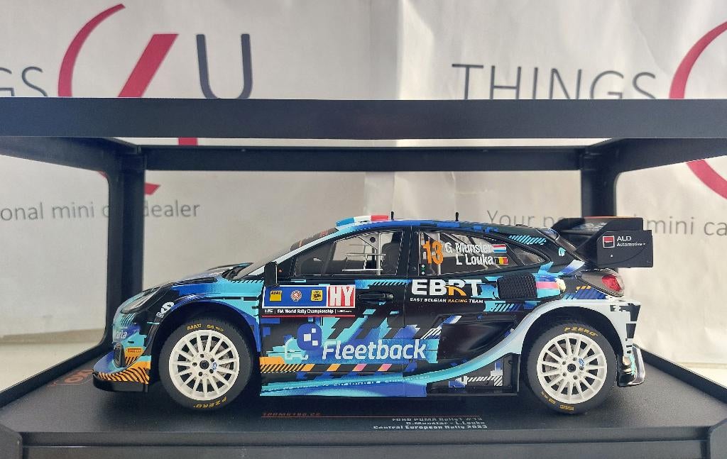 Ixo 1:18 Ford Puma Rally1 Hybrid #13 7e Rally centraal, Hobby en Vrije tijd, Modelauto's | 1:18, Ophalen of Verzenden, Nieuw, Auto