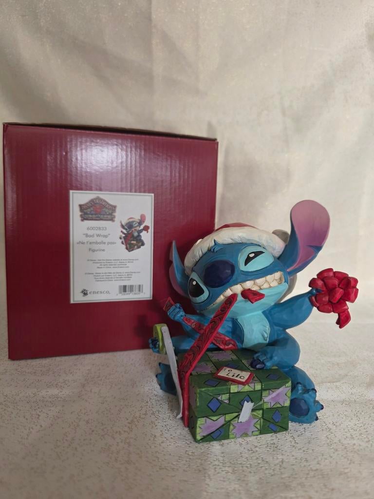 Disney traditions stitch bad wrap, Ophalen of Verzenden, Overige figuren, Zo goed als nieuw, Beeldje of Figuurtje