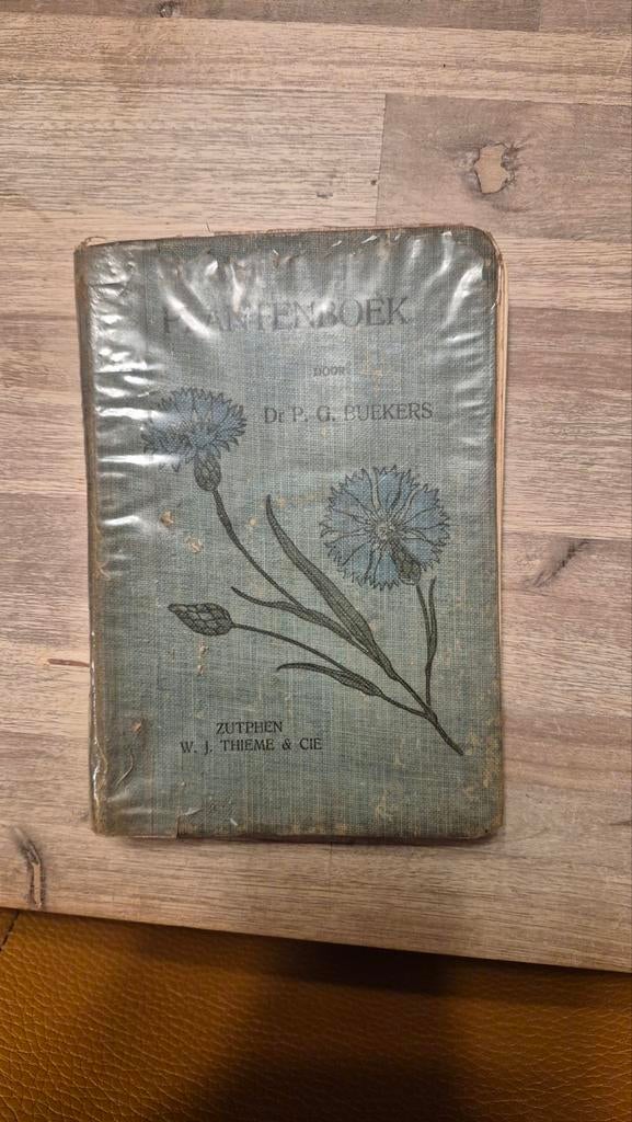 Antiek Plantenboek met mooie tekeningen - Circa 1920, Gelezen, Bloemen, Planten en Bomen, Buekers, Ophalen of Verzenden