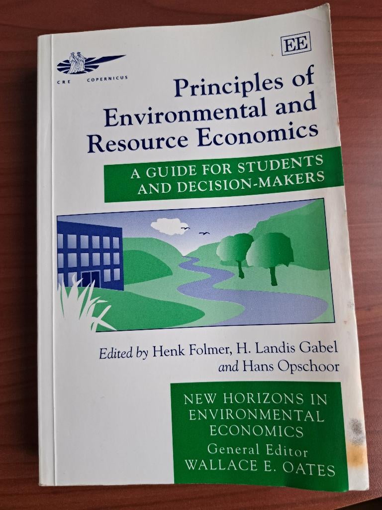 Principles of Environmental and Resource Economics, Gelezen, Henk Folmer, H. Landis Gabel and Hans Opschoor, Ophalen of Verzenden