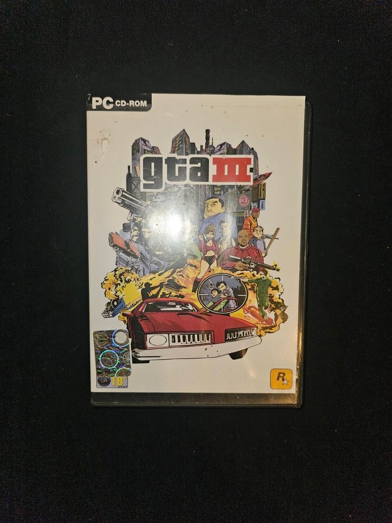 GTA 3 PC Game - Italiaanse Versie, Spelcomputers en Games, Games | Pc, Avontuur en Actie, Gebruikt, Vanaf 18 jaar, 1 speler